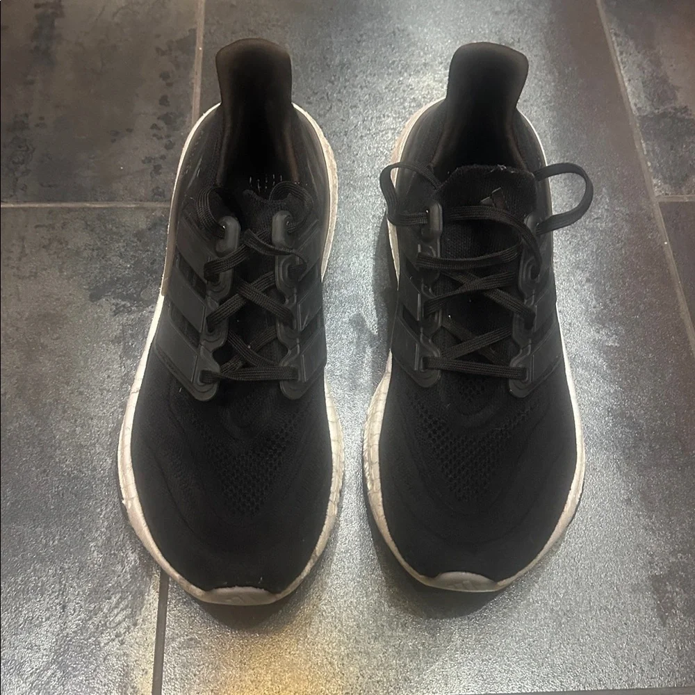 adidas Black and White Athletic Shoes - Picture 2 of 5